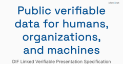 Public verifiable data for websites, humans, and organizations